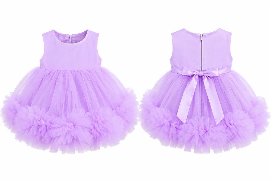 Baby Girl Dress – Purple Tulle