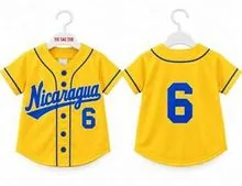 Nicaragua Baby Baseball Shirt – Yellow #6