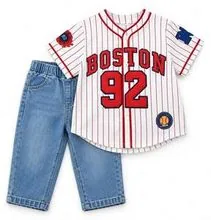 Boston Baby Baseball Set – Shirt & Trousers