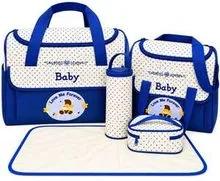 Baby Diaper Bag Set – Blue