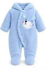 Baby Heavy Romper – Bear Blue