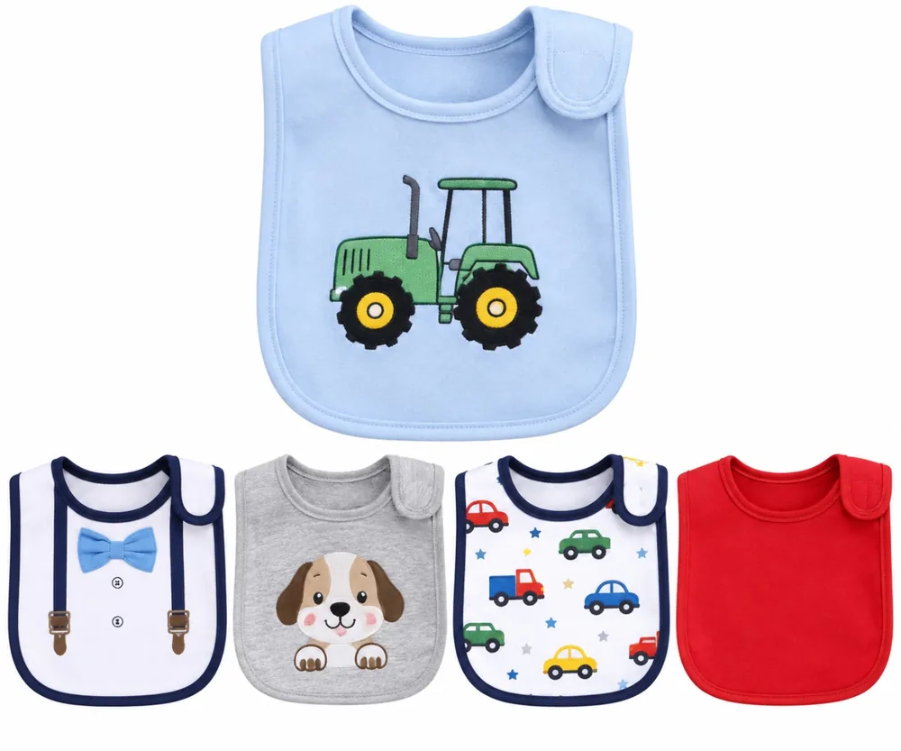 New born Baby Bibs 5pcs