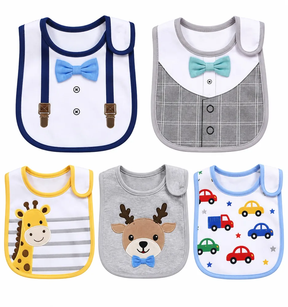 New born Baby Bibs 5pcs