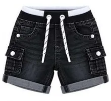Baby Boy Black Short Jeans