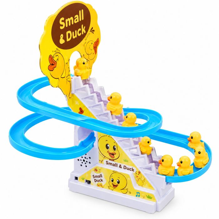 Small Duck Climbing Stairs Musical Toy