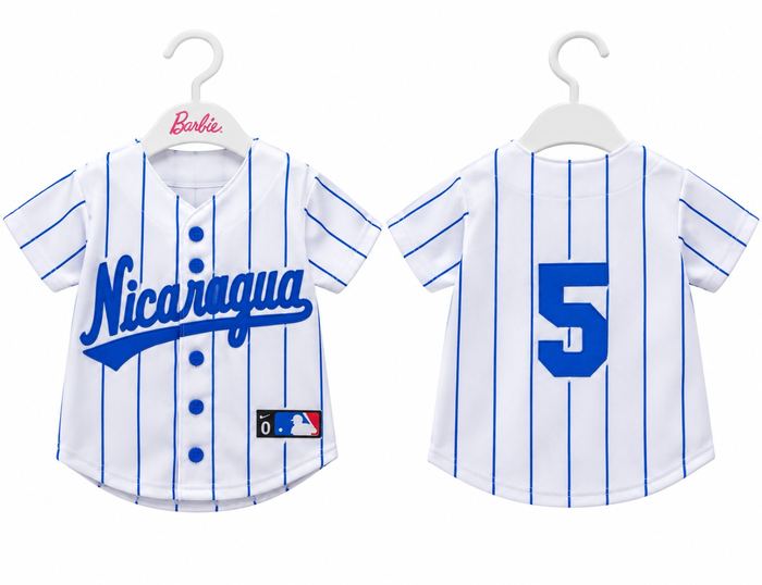 Nicaragua Baby Baseball Shirt – White #5