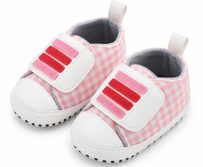 Baby Shoes – Pink Checkered