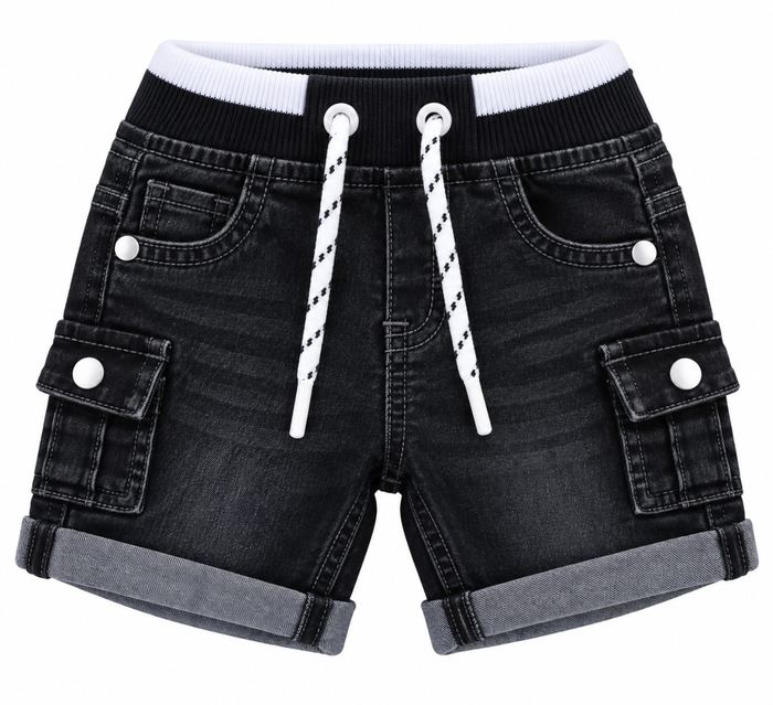 Baby Boy Black Short Jeans