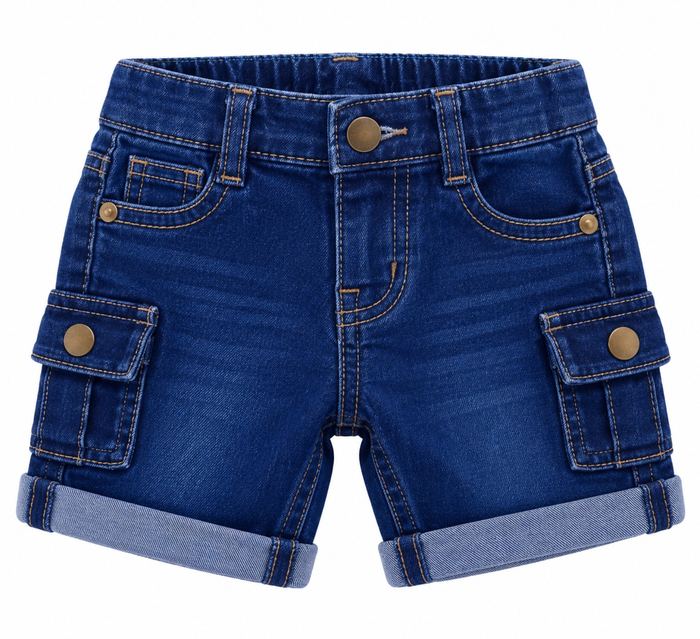 Baby Boy Dark Blue Short Jeans